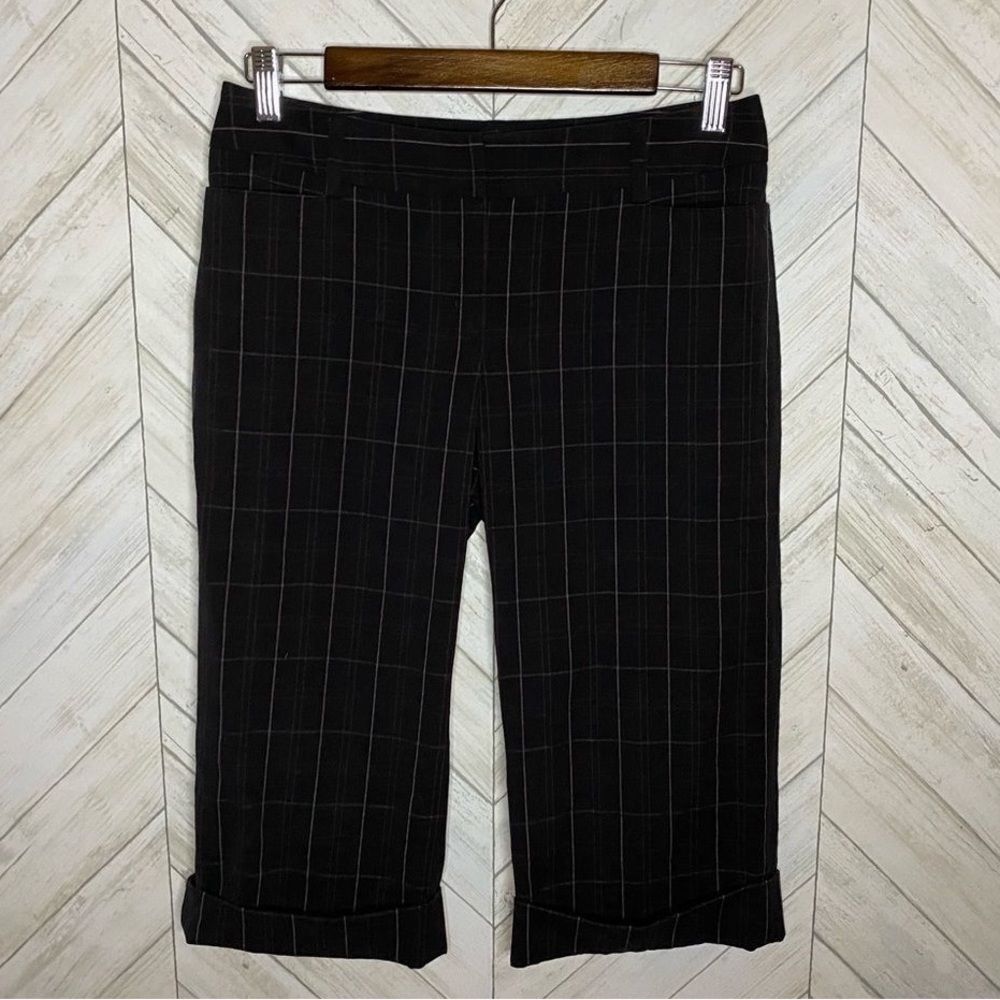RW&CO plaid cropped trouser pants